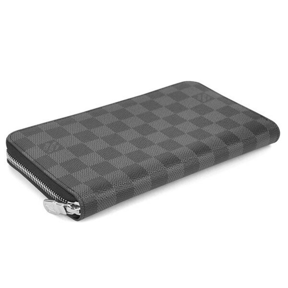 Louis Vuitton Long Wallet Zipper Graphite Black Zippy Organizer NM - Picture 3 of 9